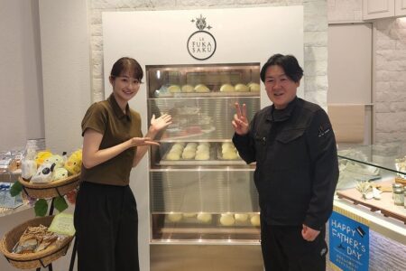 6月4日（水）7時〜　テレビ朝日「グッド！モーニング」に深作農園のメロンやメロンパフェが登場しました